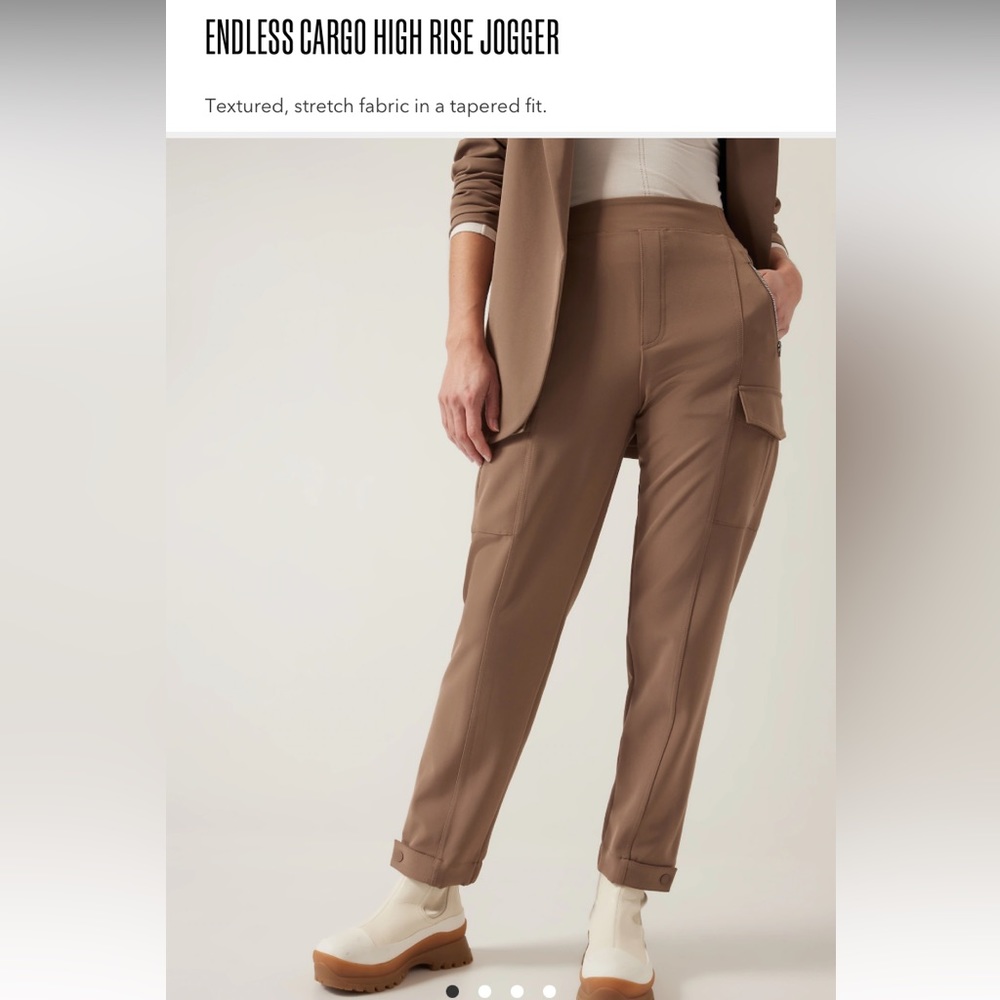 Athleta Endless Cargo Jogger in size 8 tall
